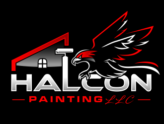 Halcon Painting LLC  logo design by Gopil