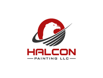 Halcon Painting LLC  logo design by pencilhand