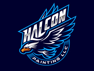 Halcon Painting LLC  logo design by sanworks