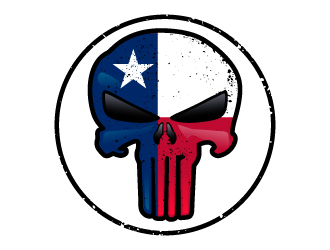 Texas Punisher logo design by LucidSketch