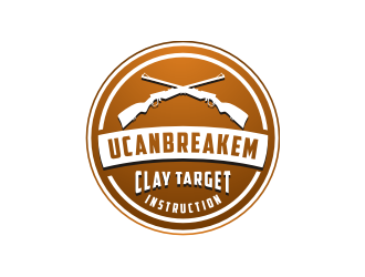  UCANBREAKEM clay target instruction  logo design by Artomoro