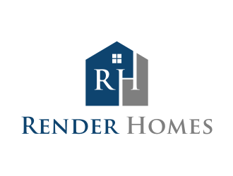 Render Homes logo design by puthreeone