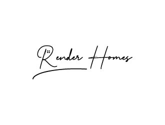 Render Homes logo design by gateout