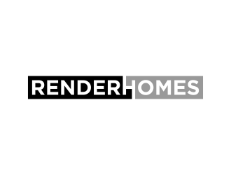 Render Homes logo design by creator_studios
