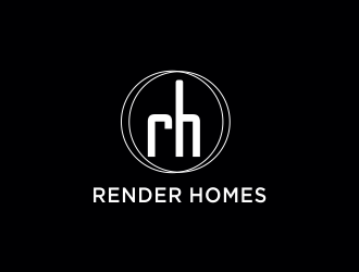 Render Homes logo design by Mahrein
