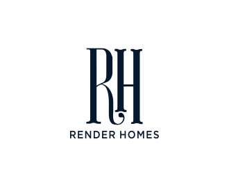 Render Homes logo design by Mahrein