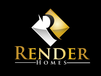 Render Homes logo design by AamirKhan