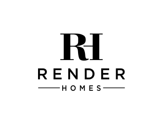 Render Homes logo design by dibyo