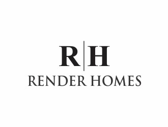 Render Homes logo design by santrie