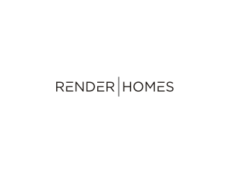 Render Homes logo design by muda_belia