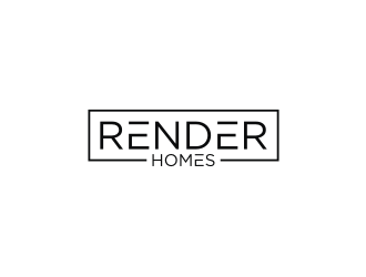 Render Homes logo design by muda_belia
