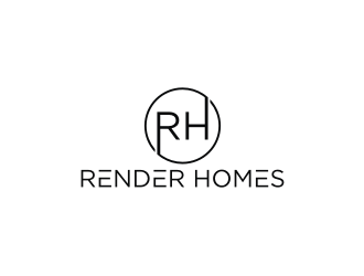 Render Homes logo design by muda_belia