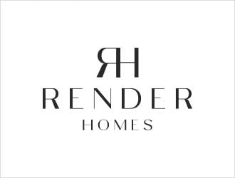 Render Homes logo design by Shabbir