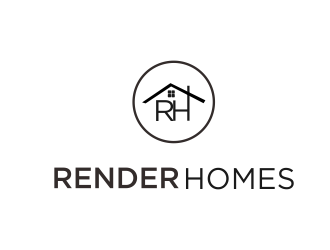 Render Homes logo design by MUNAROH