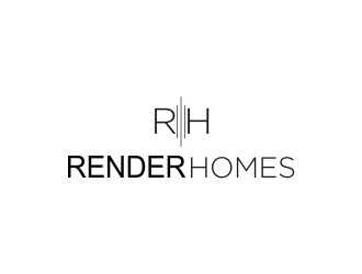 Render Homes logo design by MUNAROH