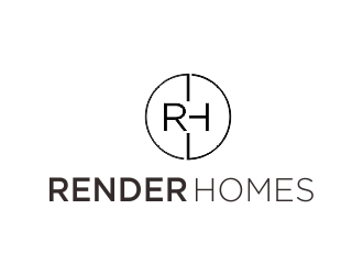 Render Homes logo design by MUNAROH