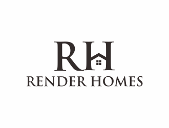 Render Homes logo design by InitialD