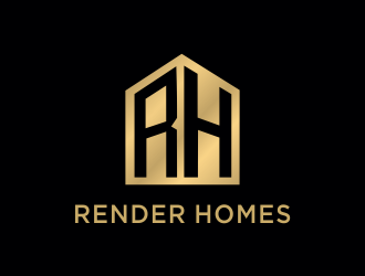 Render Homes logo design by Mahrein