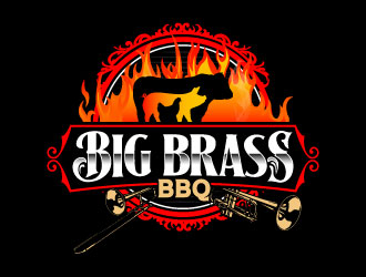 Big Brass BBQ logo design by daywalker