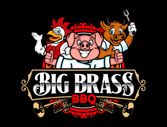 Big Brass BBQ logo design by daywalker