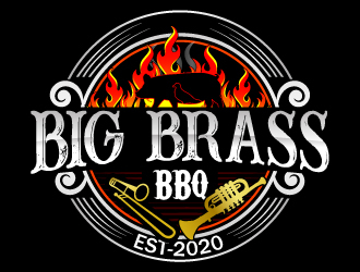 Big Brass BBQ logo design by Suvendu