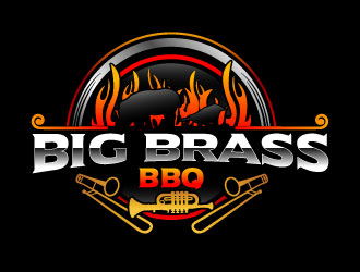 Big Brass BBQ logo design by Suvendu