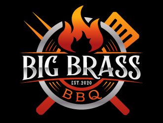 Big Brass BBQ logo design by akilis13