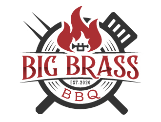 Big Brass BBQ logo design by akilis13