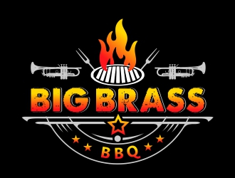 Big Brass BBQ logo design by AnandArts