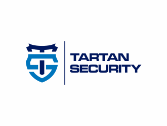 Tartan Security logo design by santrie