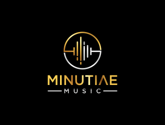 Minutiae Music logo design by RIANW