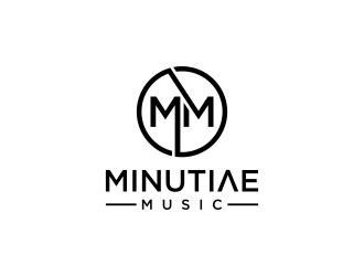 Minutiae Music logo design by RIANW