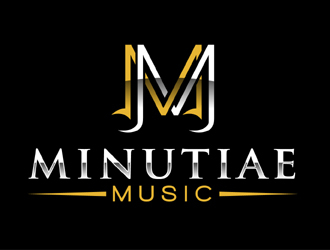 Minutiae Music logo design by MAXR