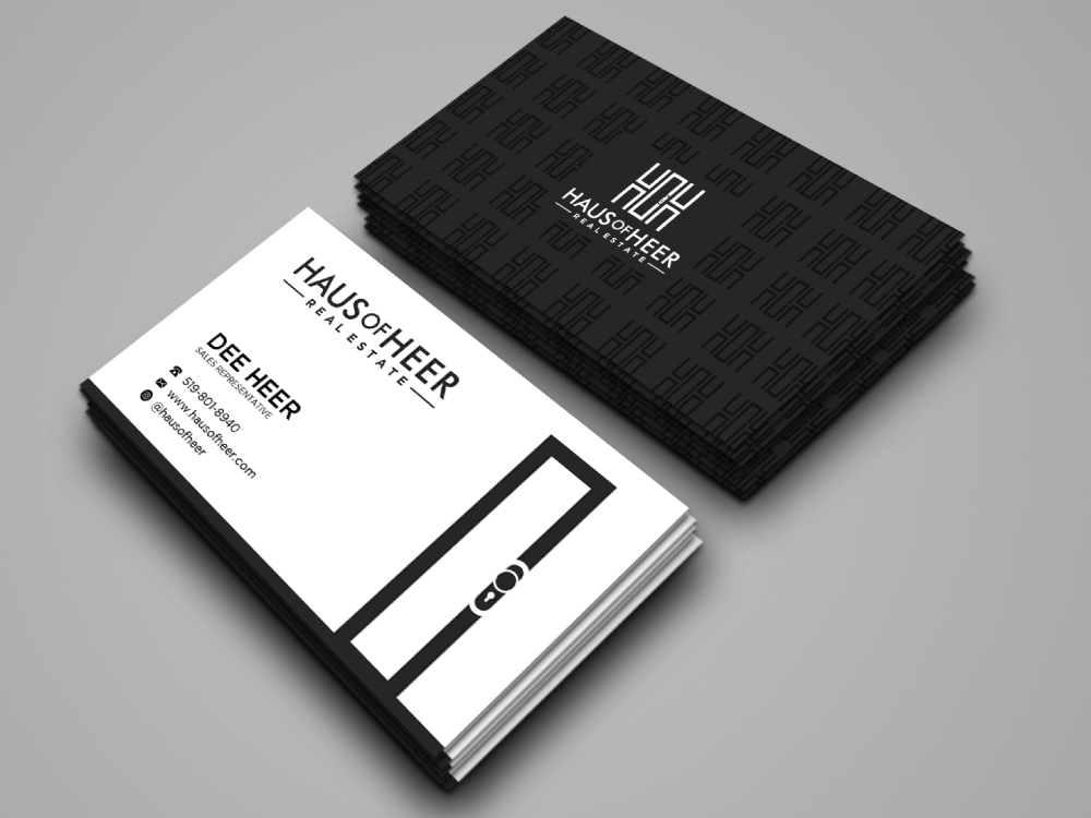 Haus of Heer also known as HOH (short form) logo design by labo