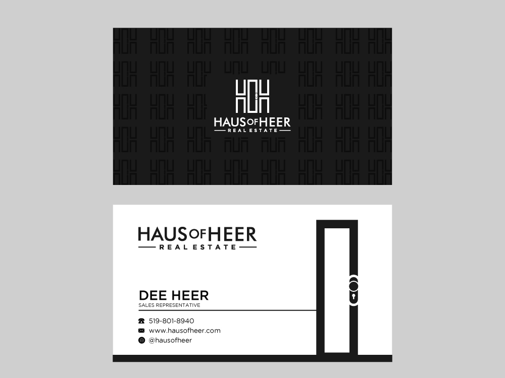 Haus of Heer also known as HOH (short form) logo design by labo