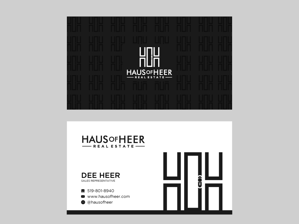 Haus of Heer also known as HOH (short form) logo design by labo