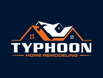 Typhoon Home Remodeling  logo design by GassPoll
