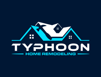 Typhoon Home Remodeling  logo design by GassPoll