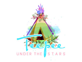Teepee Under The Stars logo design by aryamaity