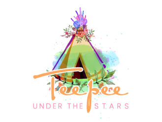 Teepee Under The Stars logo design by aryamaity