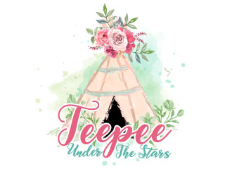 Teepee Under The Stars logo design by aryamaity
