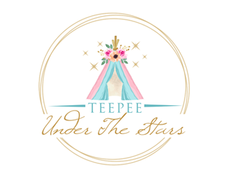 Teepee Under The Stars logo design by ingepro