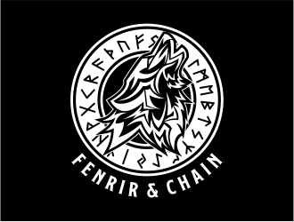 Fenrir & Chain logo design by Alfatih05