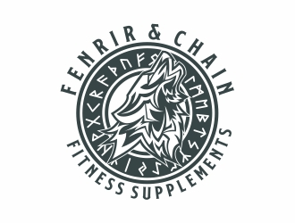 Fenrir & Chain logo design by Alfatih05