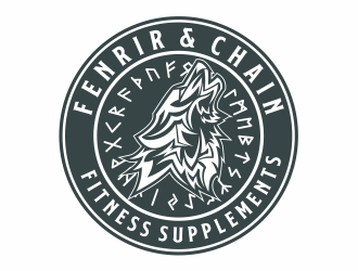 Fenrir & Chain logo design by Alfatih05