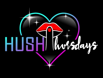 HUSH Thursdays logo design by dasigns