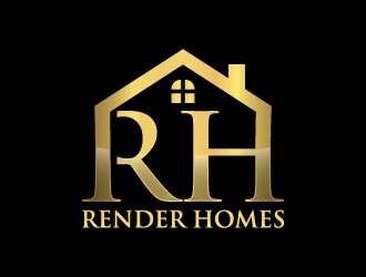 Render Homes logo design by Mirza