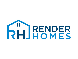 Render Homes logo design by Mirza