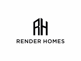 Render Homes logo design by Mahrein