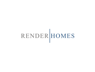 Render Homes logo design by Artomoro